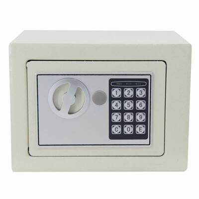 

Digital Electronic Safe Security Box Wall Jewelry Gun Cash White