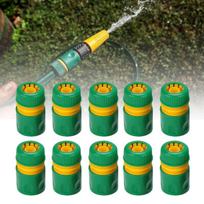

Greensen 10Pcs 12" Garden Tap Water Hose Pipe Quick Connectors Irrigations Thread Joint System