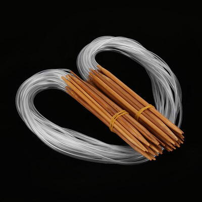

Greensen Double Point Circular Bamboo Knitting Needle 02-1cm Sizes with Transparent Tube