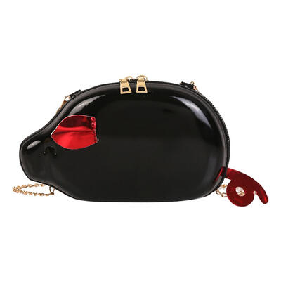 

Girls Cartoon Pig Shoulder Messenger Bags Women PVC Crossbody Handbags