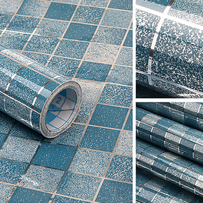 

Toponeto Bathroom Kitchen Waterproof Self-adhesive Stickers Mosaic Tile Sticker