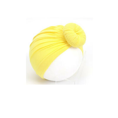 

Baby Toddler Knot Turban Head Wrap Hat Cotton Stretch India Ear Cap Winter Warm