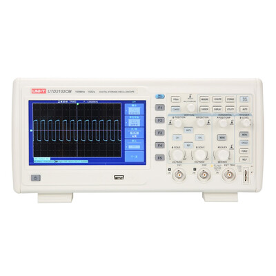 

UNI-T UTD2102CM 100MHz 1GSs Digital Storage Oscilloscope Dso 7 Tft Lcd Dual Channels Scopemeters W 16 Mpts Usb