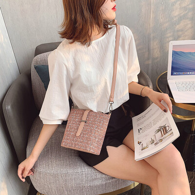 

Tailored Womens Bag Bucket Bag Shoulder Bag Color Stitching Crossbody Bag