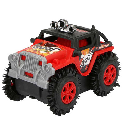 

Tailored Children Dump Truck Simulation 4 Wheels Drive Jeep Electric Stunt Toy Car