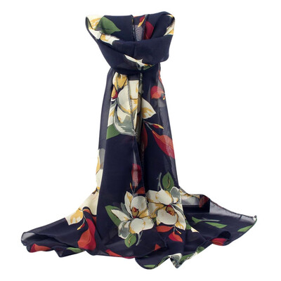 

Gobestart Women Printed Soft Chiffon Shawl Wrap Wraps Scarf Scarves