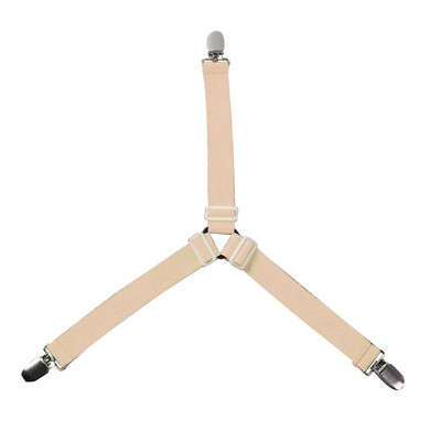 

〖Follure〗Elastic Bed Sheet Straps Clips Adjustable Heavy Duty Grippers Straps Suspender
