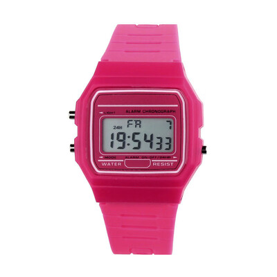 

8 Colour Men Sports Watches Minimalist Back Light LED Digital Watch Chronograph Shock Double Time Wristwatches For Gift