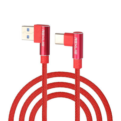 

USB20 Male to Type-C 90 Degree 1m33ft Charging Data Cable for Android