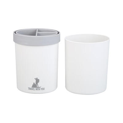 

Portable Plastic Toothbrush Holder Travel Bath Toothpaste Storage Water Cup