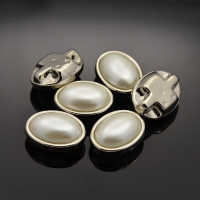 

Sew on Taiwan Acrylic Garment Accessories Oval OldLace 205x16x9mm Hole 1mm