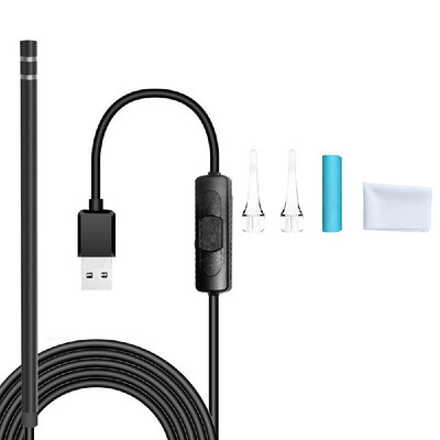 

inskam212 HD WIFI Ear Canal Endoscope Multifunctional Visual Ear Spoon Ears Cleaning Tool with 6 LEDs 13MP