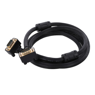 

VGA 39 RGB 15Pin Male to Male Projector Monitor Cable 90 Degree Down Angled 2M