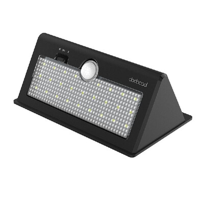 

dodocool Solar Powered 520LM Ultra Bright 26 LED Wireless Security Wall Light with Motion&Light Sensor Auto On Off Waterproo