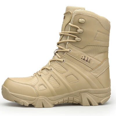 

Autumn new fashion high to help outdoor boots cross-country wear-resistant tactical boots mens climbing camping shoes