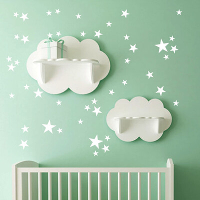 

〖Follure〗51Pcs Star Removable Art Vinyl Mural Home Room Decor Kids Rooms Wall Stickers