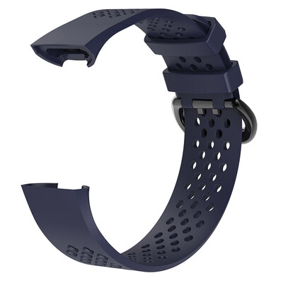 

For Fitbit Charge 3 Watch Band Replacement Silicone Breathable Wrist Bracelet