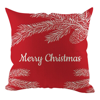 

Tailored Christmas Pillow Cover Pillowcases Decorative Sofa Cushion Cover Home Decoration