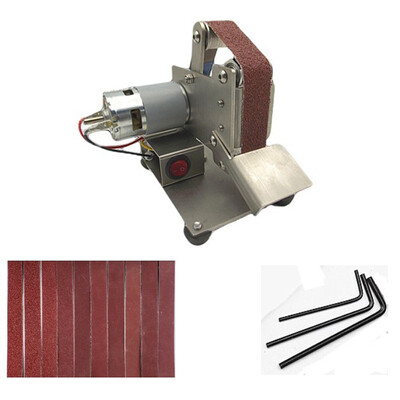 

330x15mm Belt Sander Polishing Grinding Machine Edge Sharpene 9000RPM 10 Belts