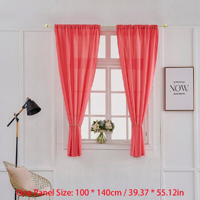

Window Curtain Modern Striped Sheer Curtain Vertical Window Screening Window Rod Pocket Curtain Panel for Living Room Bedroom Dini