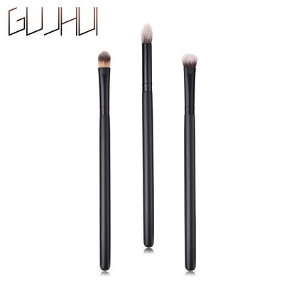

Toponeto 3 Pcs Wood Makeup Brush EyeShadow Brush Cosmetics Blending Brush Tool