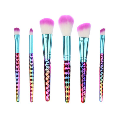 

Toponeto 6PCS Make Up Foundation Eyebrow Eyeliner Blush Cosmetic Concealer Brushes