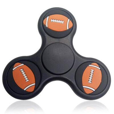 

Stress Relief Toy Rugby Pattern Triangle Fidget Finger Spinner