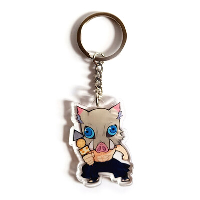 

CAR-TOBBY Anime Action Figure Demon Acrylic Keychain Key Ring Collection Model Toys