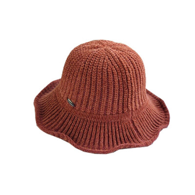 

Tailored Fashion Women Casual Chenille Thermal Woolen Hat Knitted Hat Bucket Hat Sun Cap