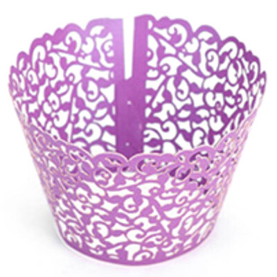 

Cupcake Wrappers Lace Case Laser Cut Party Wedding Birthday