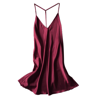

Toponeto Women Sexy Satin Sleepwear Babydoll Lingerie Nightdress Pajamas