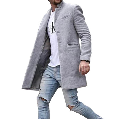 

Autumn Winter Pure Color Long Sleeve Warm Coat Plus Size Casual Cardigan Jackets