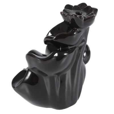 

Greensen Ceramic Glaze Incense Burner Holder Stand Cones Backflow Censer Home Backflow Incense HolderCenser