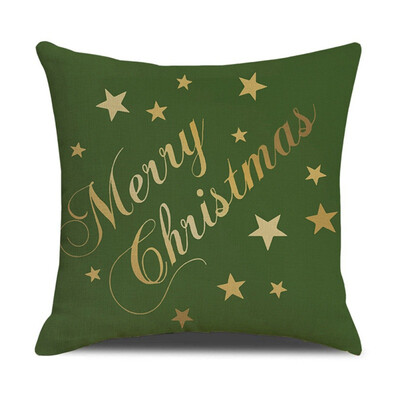 

Nordic Style Cushion Covers Deer Geometric Pillow Cases Linen Cotton Christmas Pillow Covers Home Bedroom Sofa Decoration