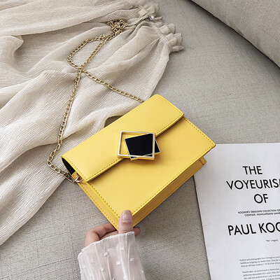 

Sen casual simple versatile Messenger bag 2019 new fashion Korean version of the chain shoulder bag female temperament small square bag