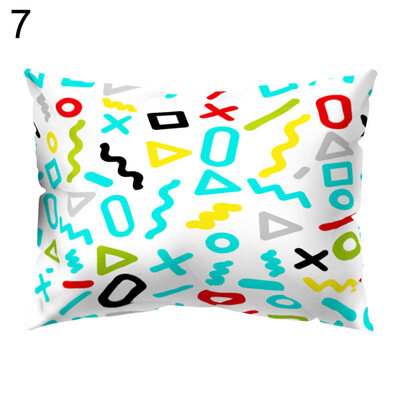 

Colorful Symbol Small Fish Throw Pillow Case Cushion Cover Sofa Bed Home Decor