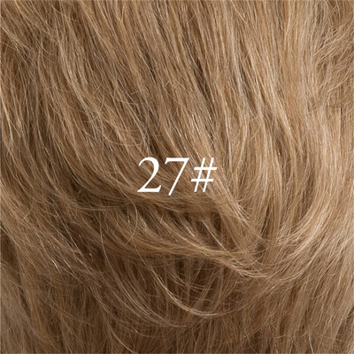 

BLONDE UNICORN Short Grey Human HairSynthetic Blend Wigs With Side Bangs Dark Root Light Grey Artificial Full Wigs for Women