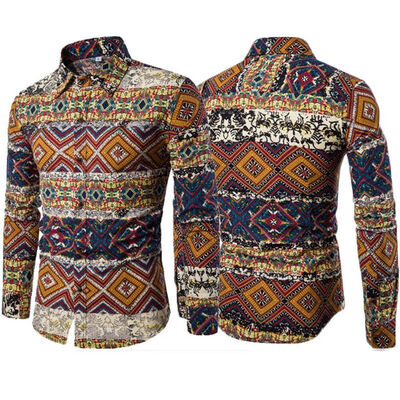 

Fashion Mens Summer Casual Dress Shirt Mens Floral Short Sleeve Shirts Tops
