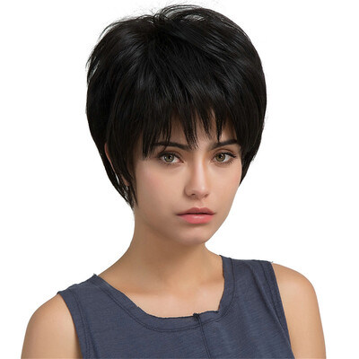 

〖Follure〗Real Remy Human Hair Topper Toupee Clip Hairpiece Lace Top Wig For Women