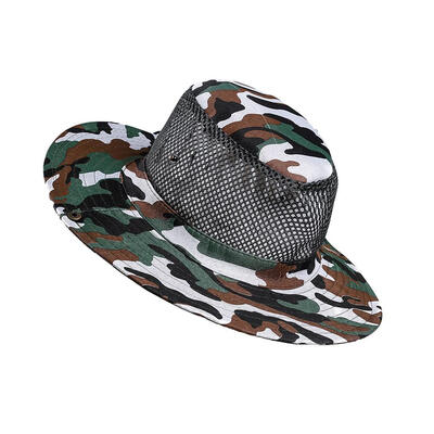 

Large Brim Bucket Cap Women Men Outdoor Crochet Hiking Visor Fisherman Hat