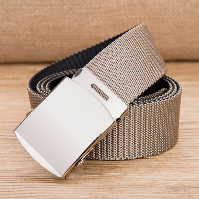 

Unisex canvas belt Quality double side color Nylon Men belt Outdoor casual sport Men&Women cowboy pants belt