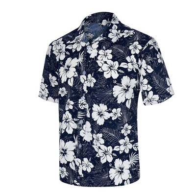 

Tailored Spring&Summer Fashion Couple Personal Printed Short-sleeved Beach Tops