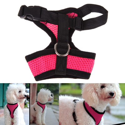

Fashion Dog Harness Soft Air Nylon Mesh Pet Harness Dog Cloth Dog Vest