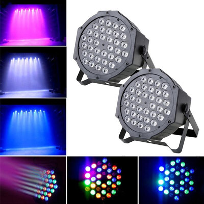 

LED Stage Light Lamp RGB PAR Lights 36pcs LEDs 36W Sound-activated Auto DMX512 Disco Light for DJ Party Wedding Club Pub KTV Pack