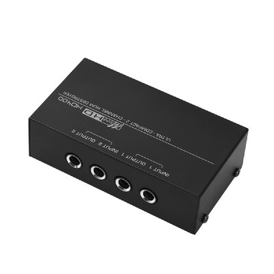 

Ultra-compact Hum Destroyer 2-channel Hum Eliminator Noise Filter with 14 Inch TRS Inputs Outputs