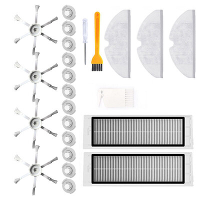 

Filter Side Brush Mop Cloth Set For Stone S50 S51 Sweeper Vacuum Cleaner Parts