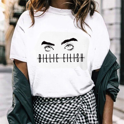 

Nomeni Women O-Neck Girl Summer Casual Crewneck Print Tops Tee Shirts Blouse