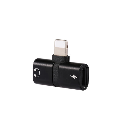 

Lightning to Dual Lightning Earphone Charging Cable Lightning Audio Cable T Shape Audio Adapter Earphone Charge Converter for iPho