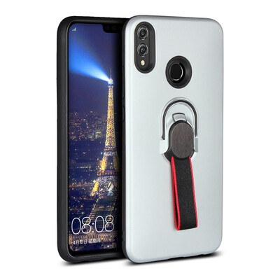 

Magnetic Car Mount Case Huawei Honor 8X Finger Ring Holder Case Huawei Honor 8X X8 JSN-L21 Hybrid TPU Armor Cover