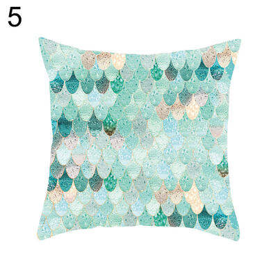 

Mint Green Series Pillow Case Sofa Waist Throw Cushion Cover Home Office Decor